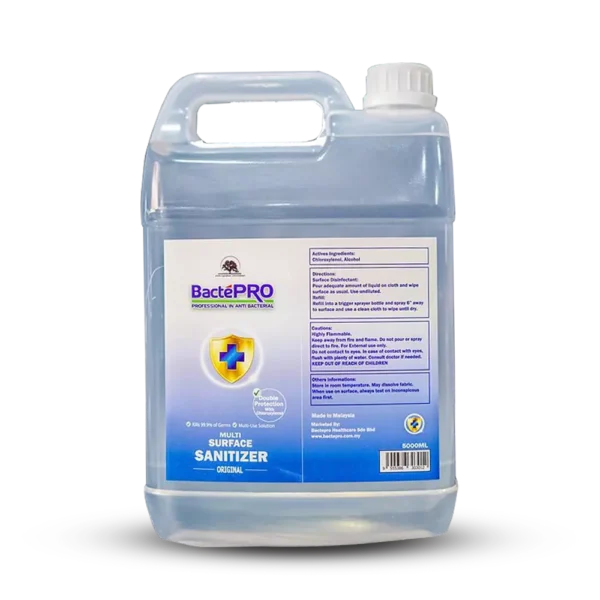 Bactepro Multi-surface Sanitizer Liquid 5L