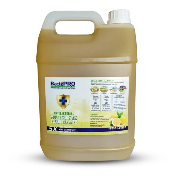 Bactepro 5X Floor Cleaning Liquid Fresh Lemon